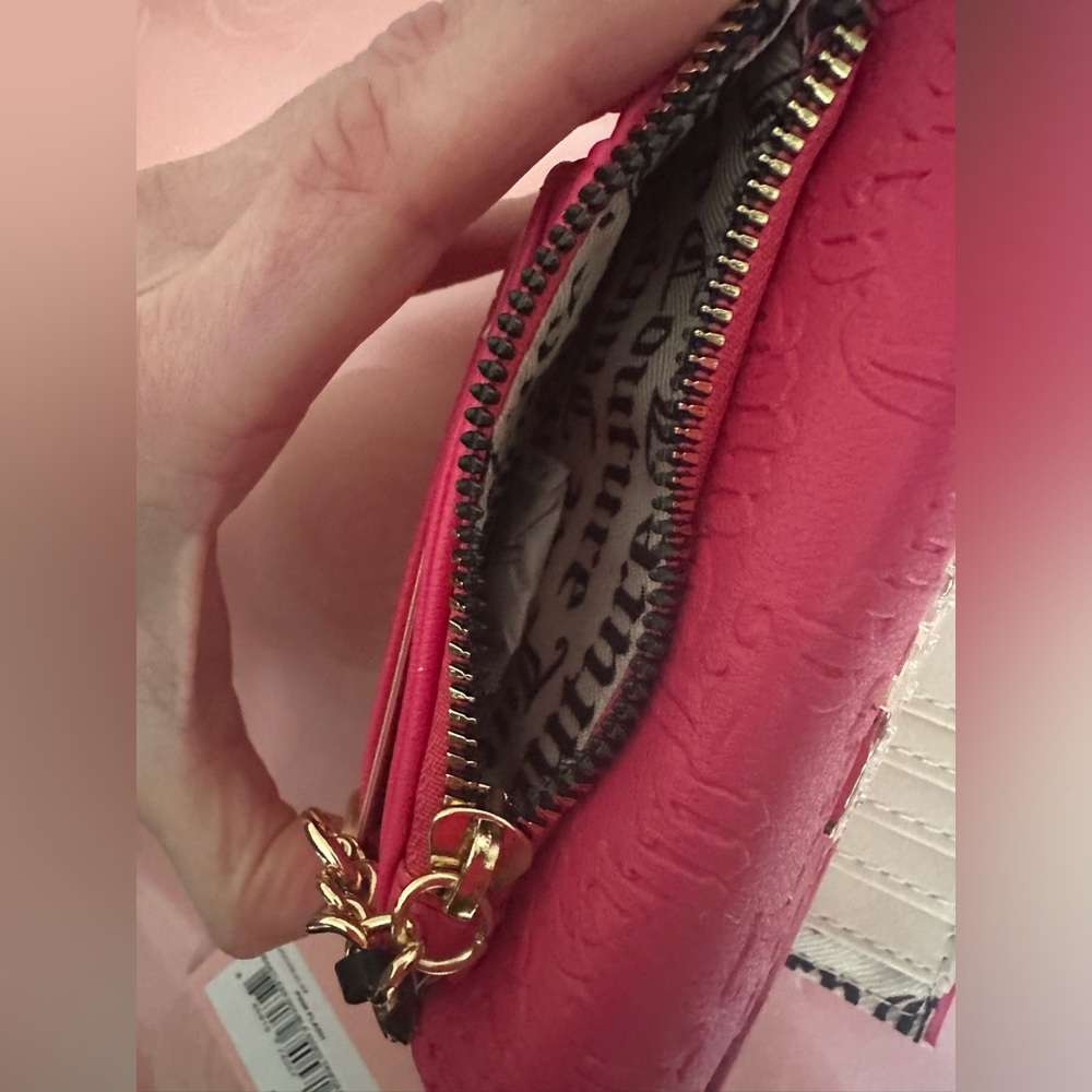 COPY - Juicy Couture Pink Flash Double sided  Trifold Wallet - Picture 6 of 6